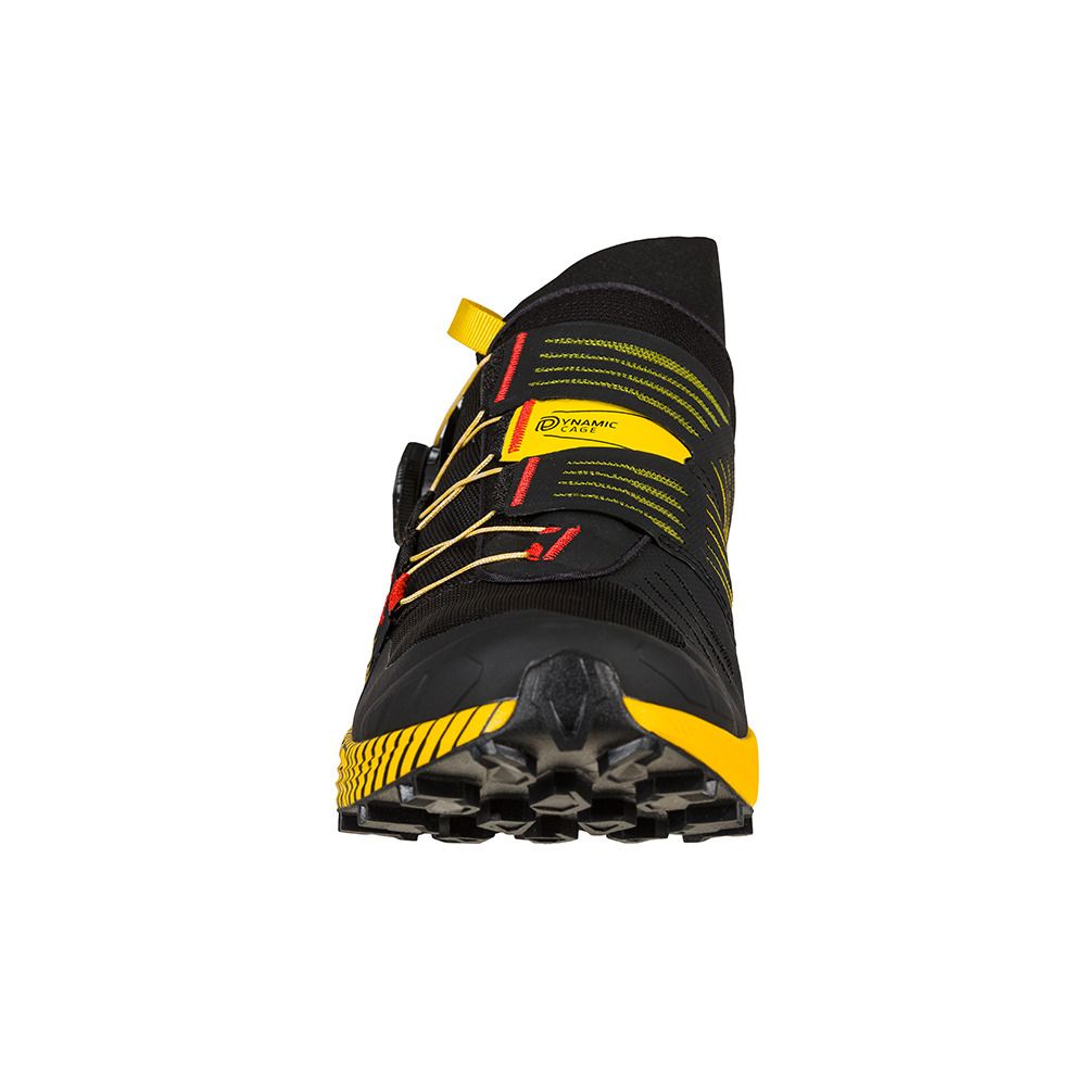 La Sportiva CYKLON - Chaussures trail Homme black/yellow