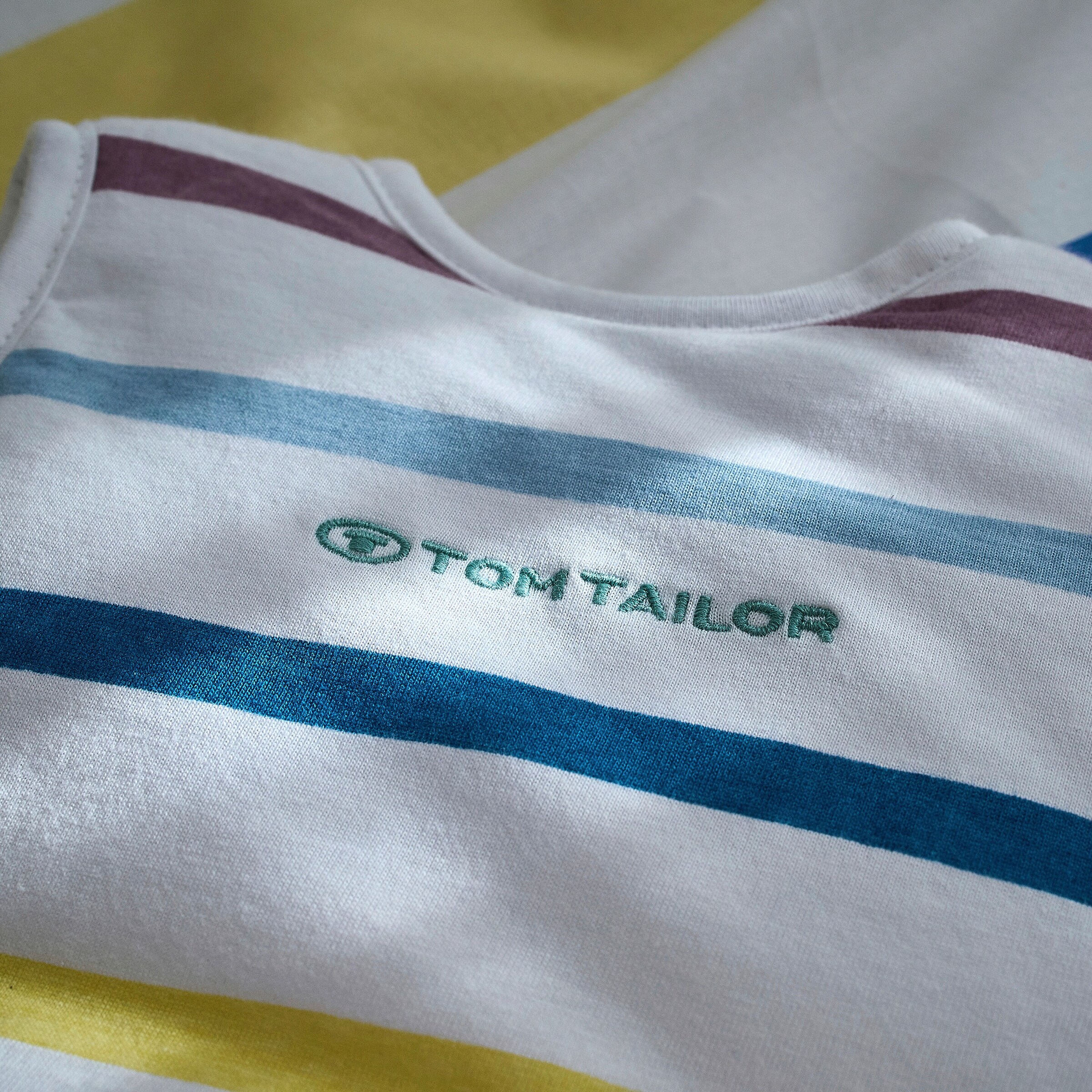 TOM TAILOR Ganzjahres-Sleepoverall 2.5 TOG bunt / Streifen