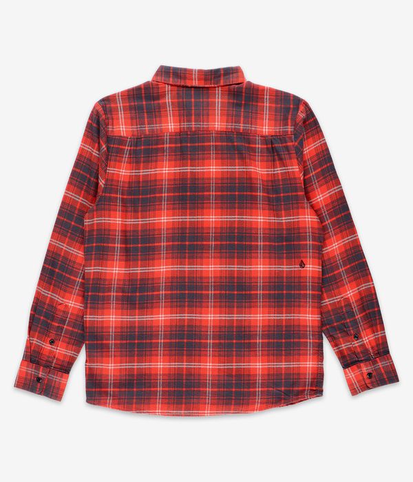 Volcom Caden Plaid Hemd (bright red)