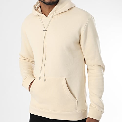 Sweat Capuche Beige