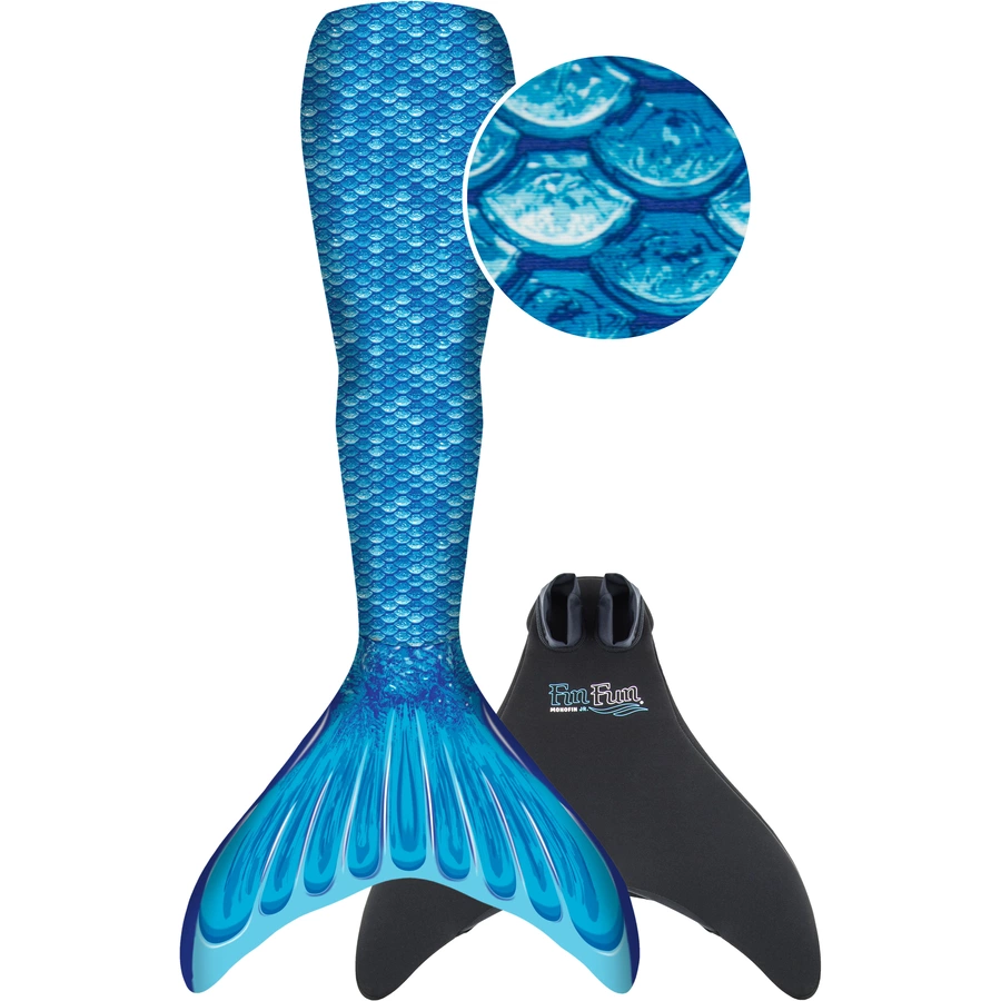 XTREM Toys and Sports - FIN FUN Meerjungfrau Mermaidens Original LXL, blau