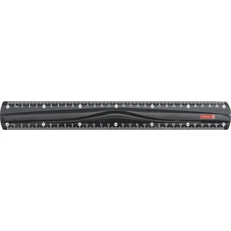 BRUNNEN Lineal Colour Code, onyx, 30cm