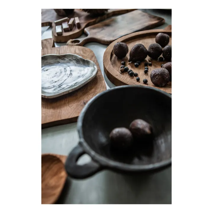 Pure Wood Design Bol en terracotta