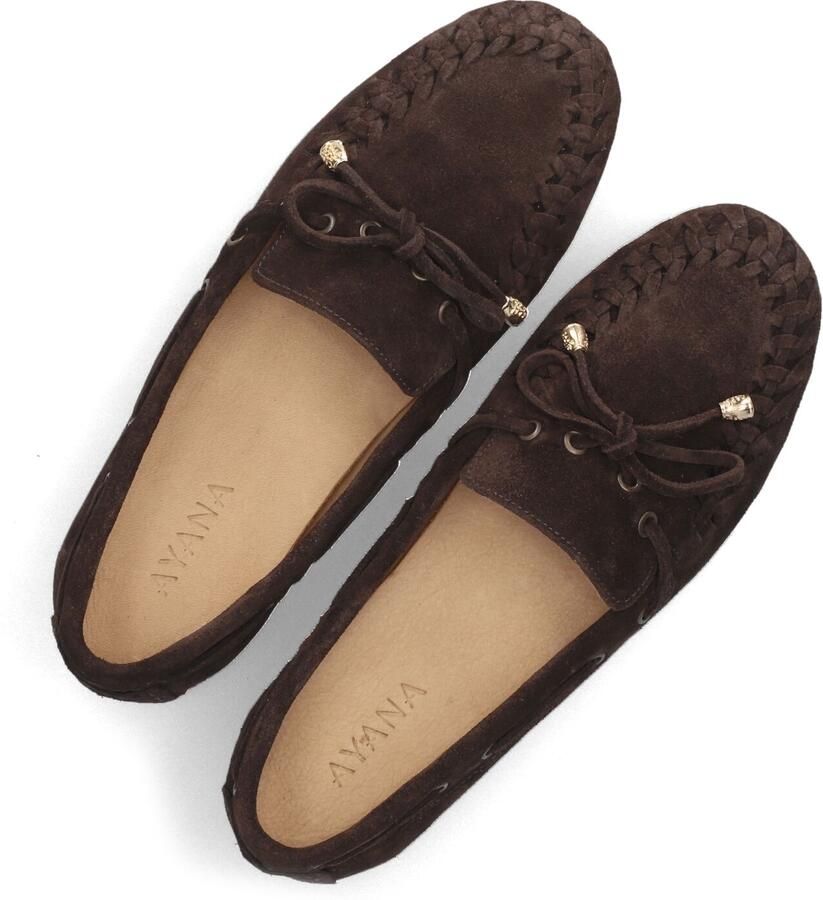 AYANA Mocassins Dames 12671 Maat: 39 Materiaal: Suède Kleur: Bruin