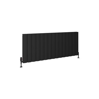 Eastbrook Guardia radiator 140x60cm aluminium 2400W zwart mat