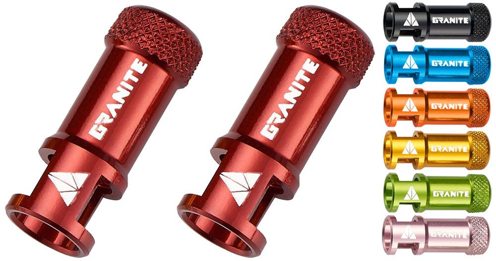 Granite Juicy Nipple CNC Ventilkappen inkl. Werkzeug kaufen | Bike-Discount