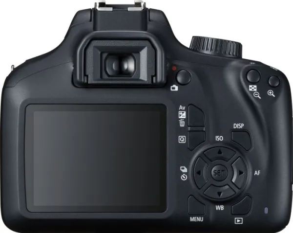 Canon EOS 4000D - Digitalkamera - SLR - 18.0 MP - APS-C - 1080p / 30 fps - 3x optisk zoom EF-S 18-55 mm DC III objektiv - Wi-Fi - sort