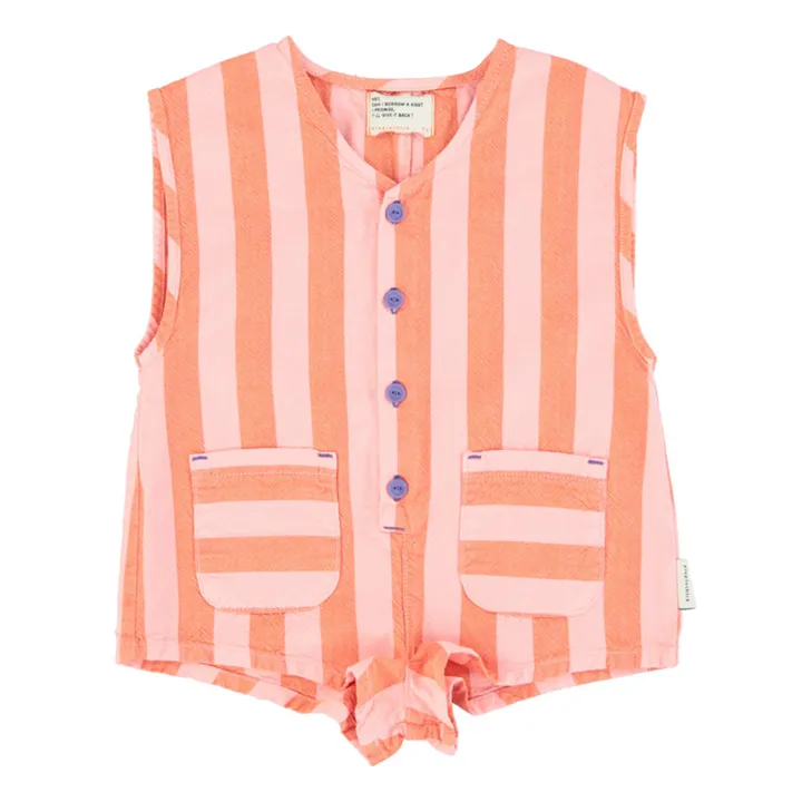 Piupiuchick Combishort Rayure | Rose
