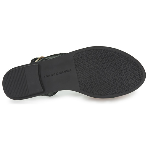 Tommy Hilfiger - TH FLAT SANDAL - Noir