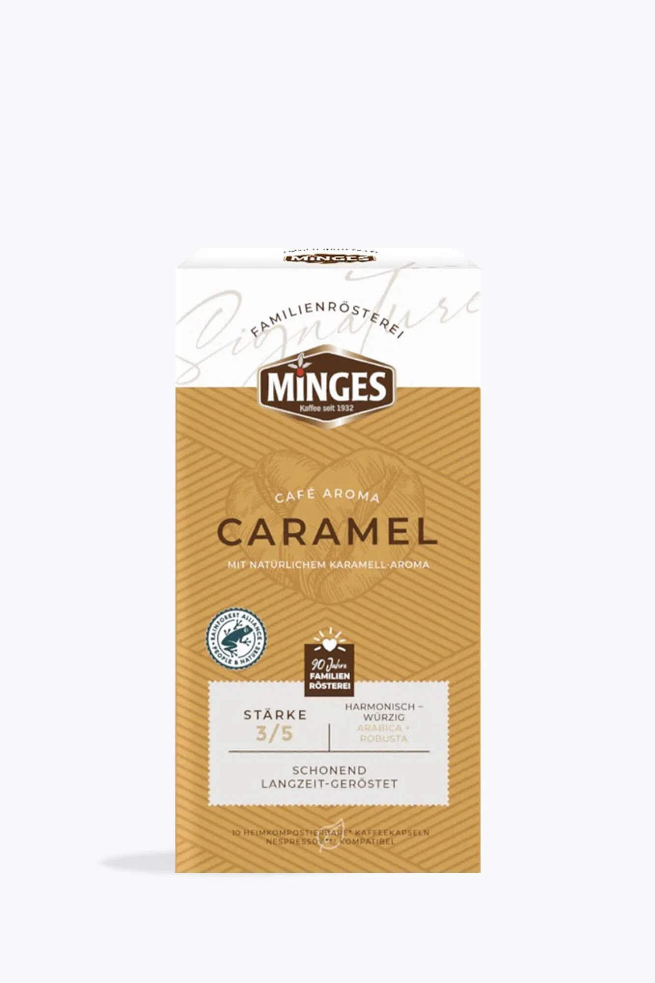 Minges Signature Aroma Caramel 10 Kapseln Nespresso® kompatibel