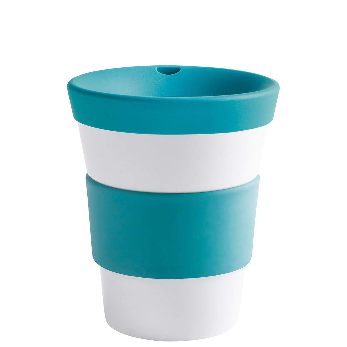 KAHLA cupit Becher 0,35 l + Trinkdeckel ocean green