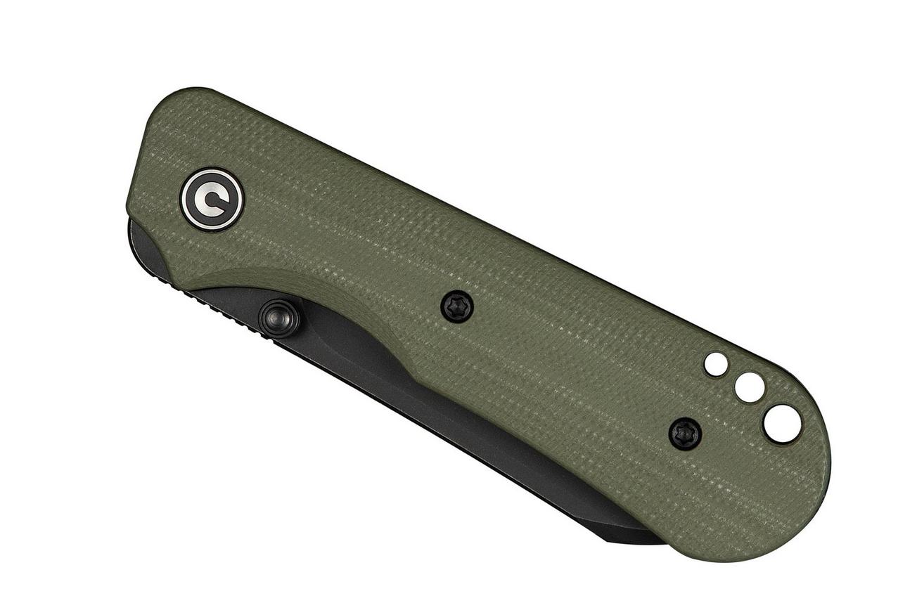 Civivi Crabby C24055-1 Blackwashed 14C28N, OD Green G10, zakmes, Ken Onion Jr. design