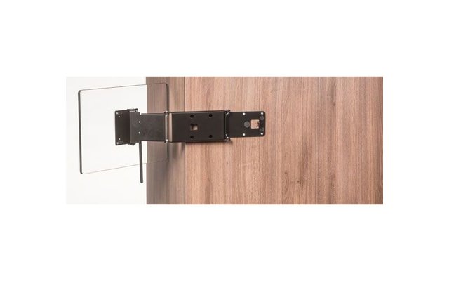Caratec Flex CFW301S TV Wandhalter mit 3 Drehpunkten verriegelbar schwarz