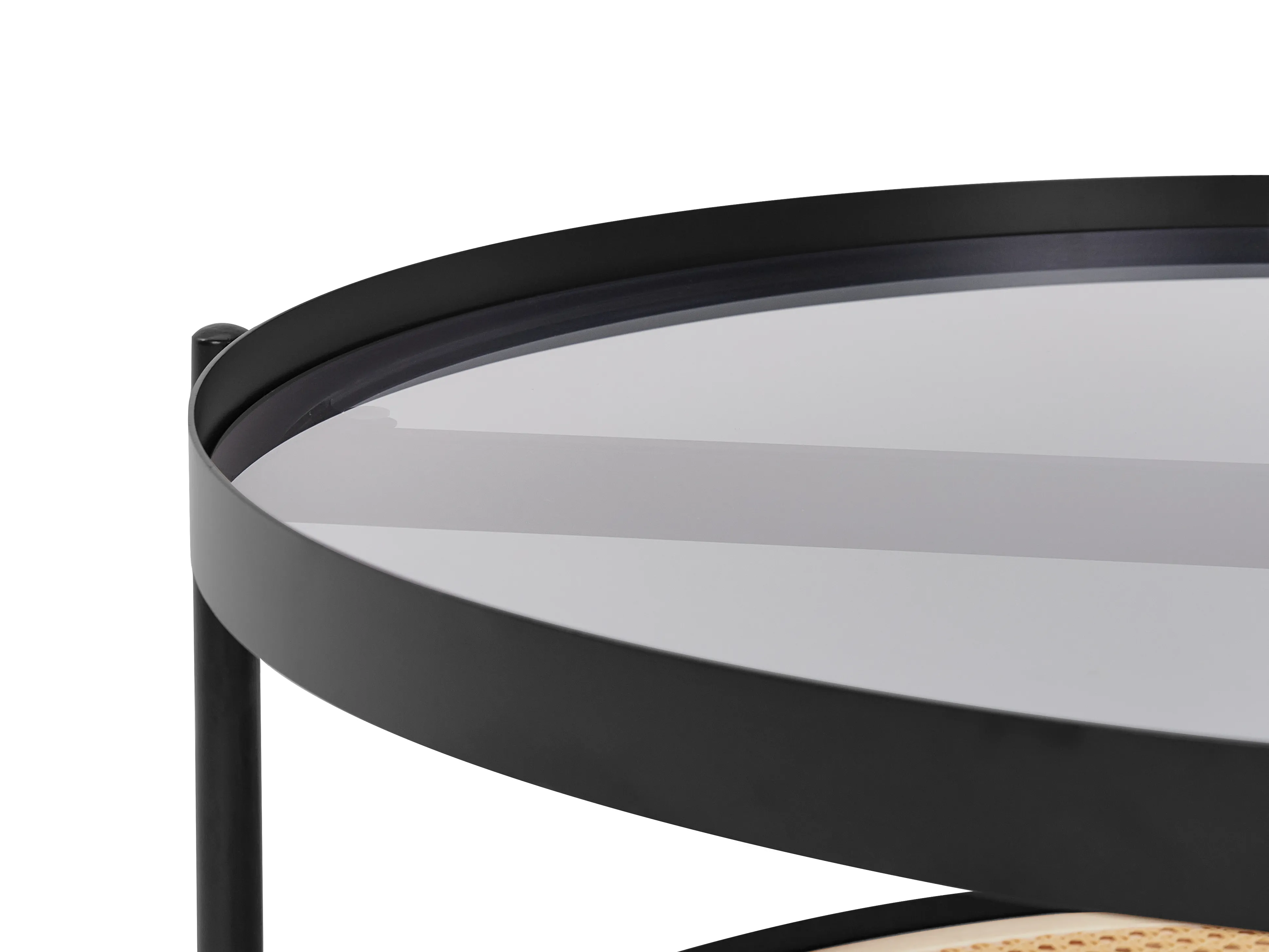 Salontafel RENO Veiligheidsglas Zwart