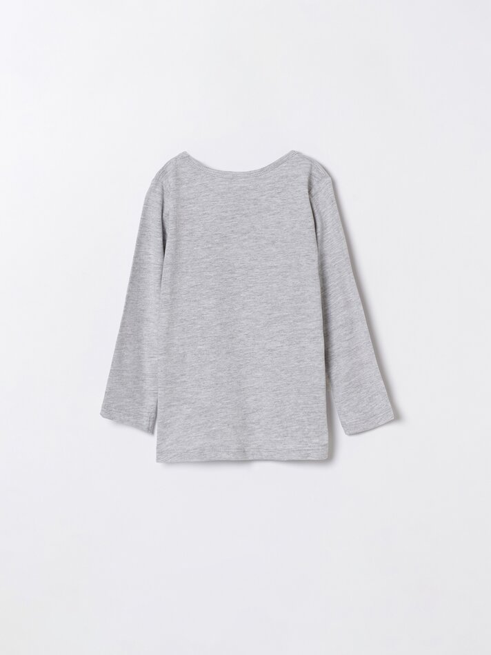 Conjunto de 2 camisetas combinando - Malva Acinzentada