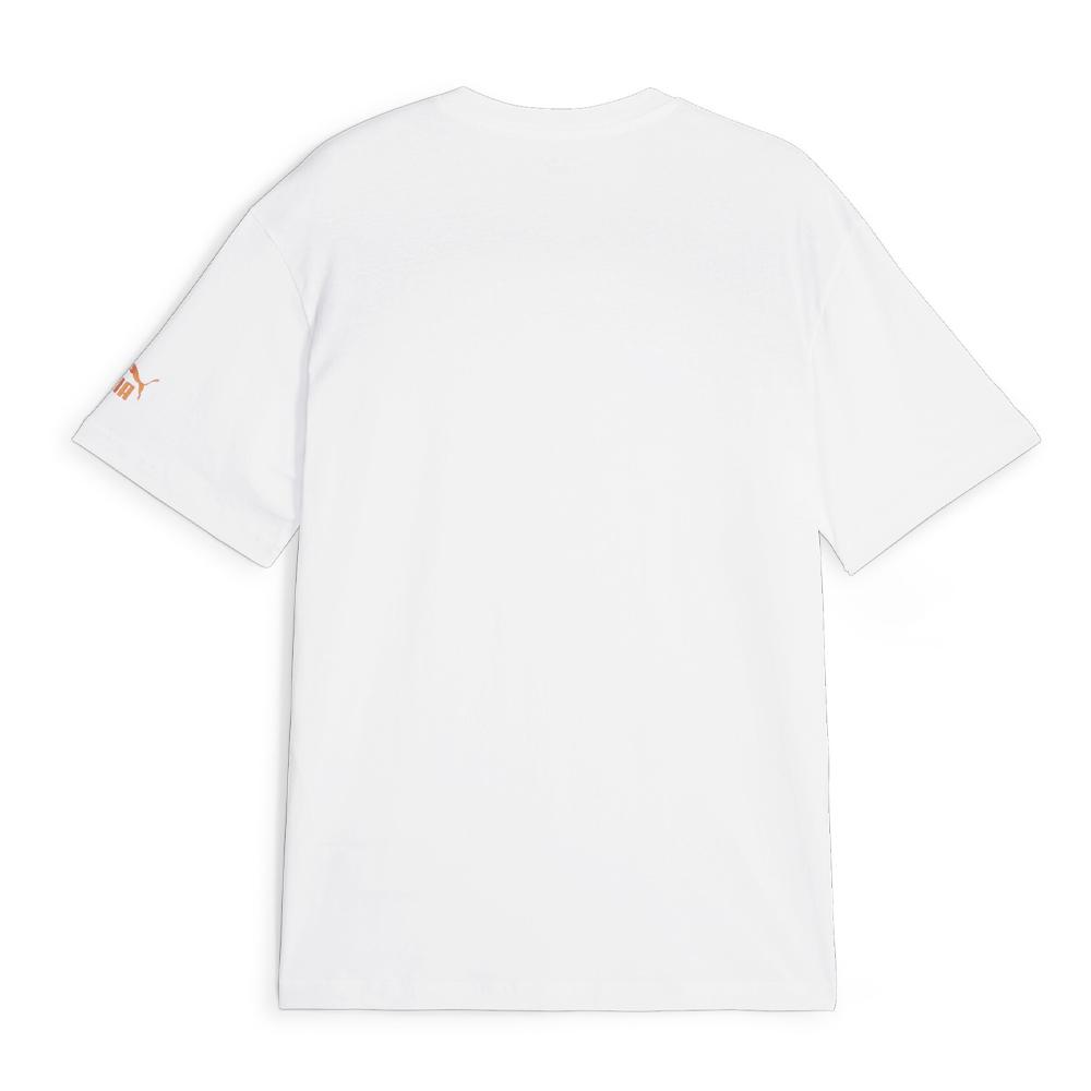 Puma OM T-shirt Blanc/Gris Homme Puma