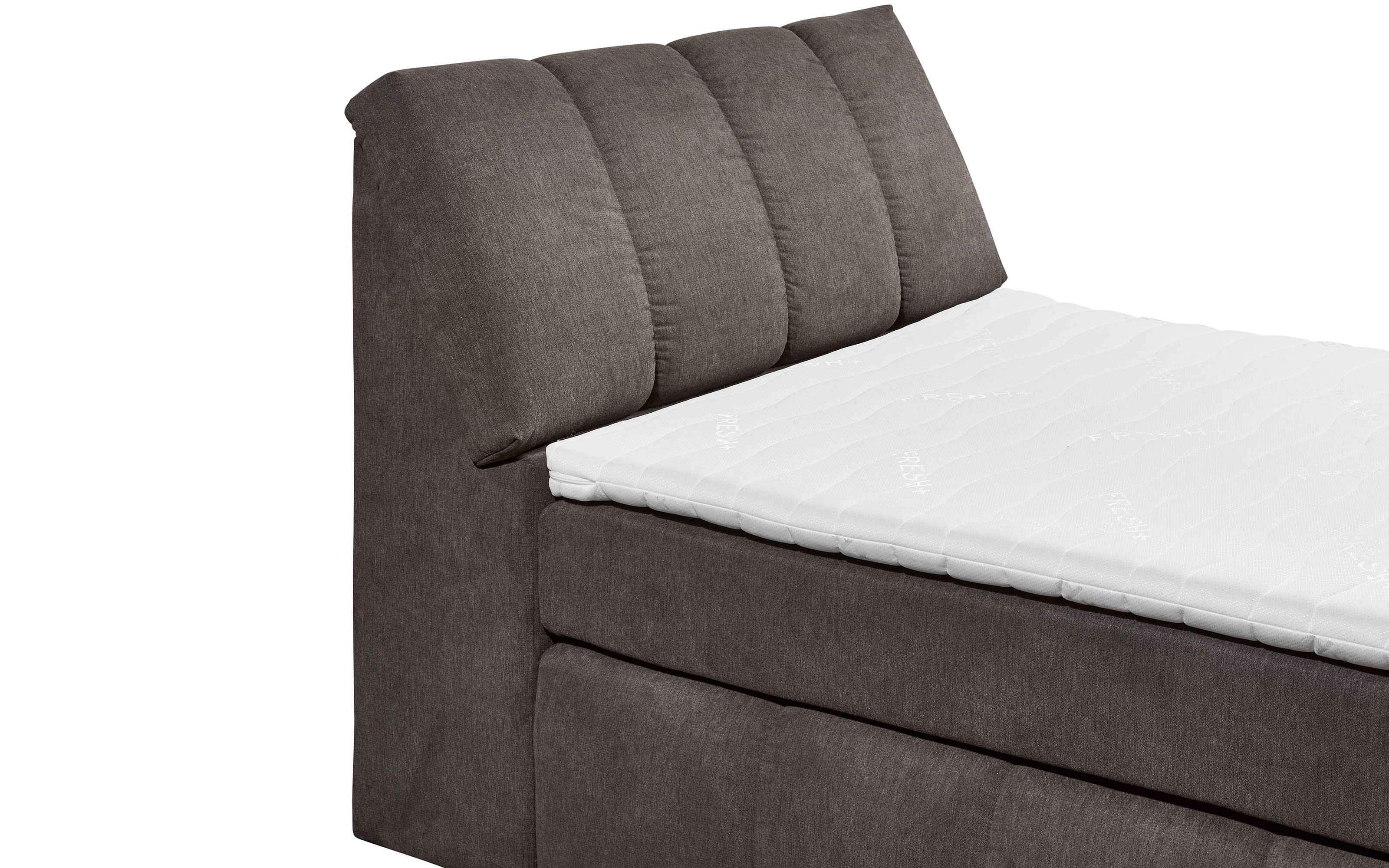 Boxspringbett Toledo 2, stone, 120 x 200 cm