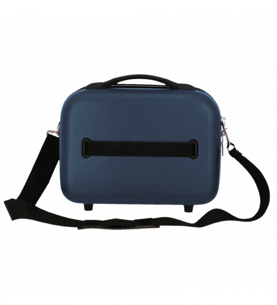 Nécessaire Roll Road ABS Roll Road India Adaptável azul marinho - 29x21x15cm
