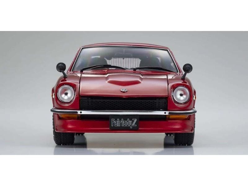 Kyosho Nissan Fairlady Z-L (S30) 1970 Metallisch Rot, 1:18 Detailgetreues Modellauto für Sammler im Massstab 1:18