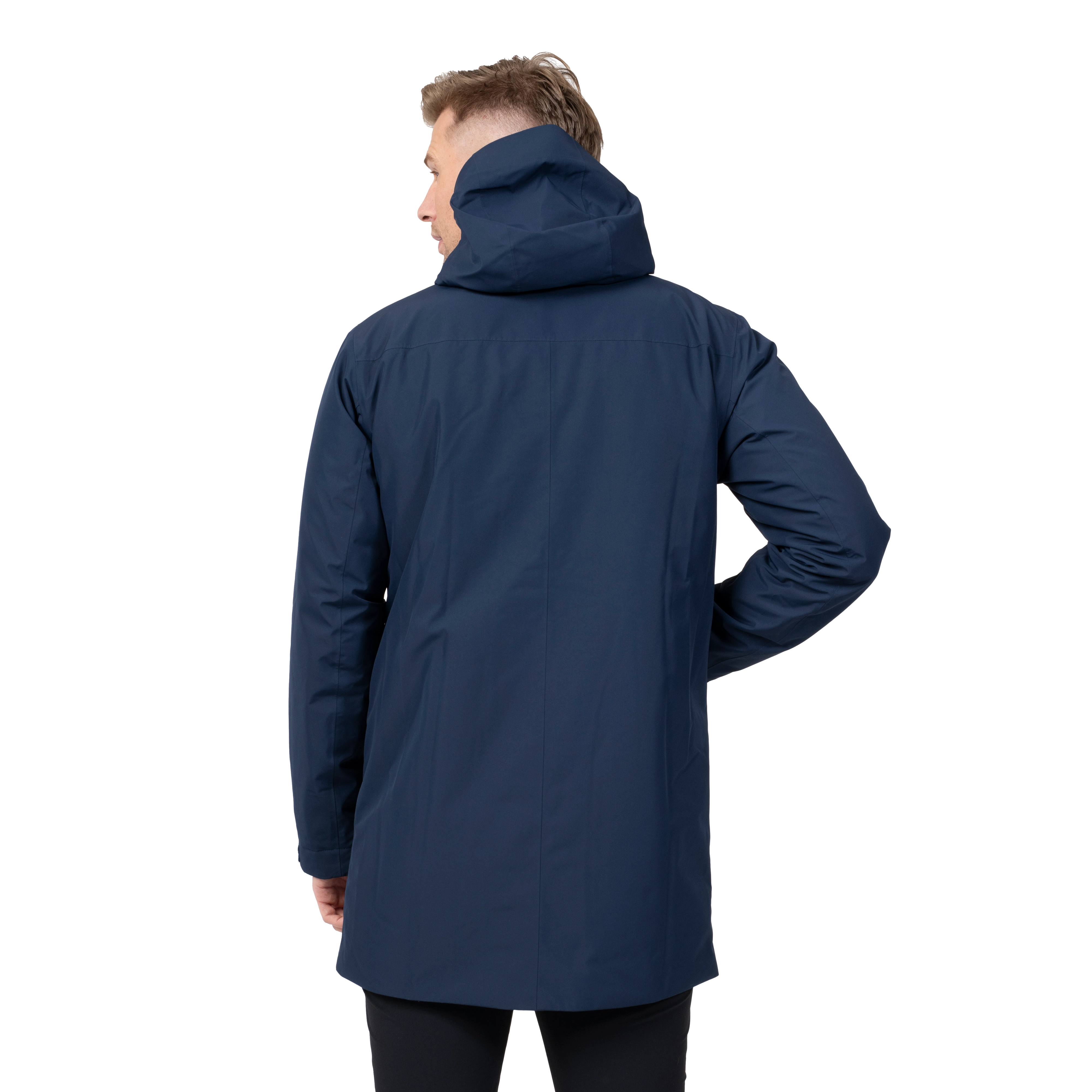 Urban Insulated Shell Coat Men Navy Blue