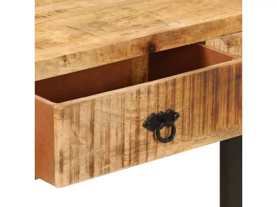 Table console 110 x 30 x 76 cm Bois de manguier massif
