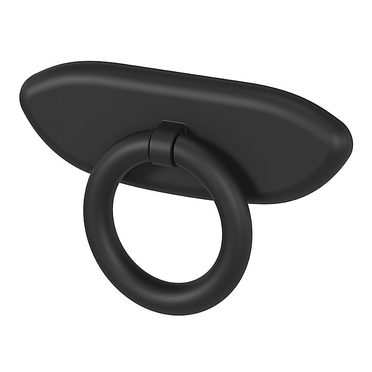 Bouton de meuble Armel GoodHome noir Ø6cm x l.3.7cm x H.1cm