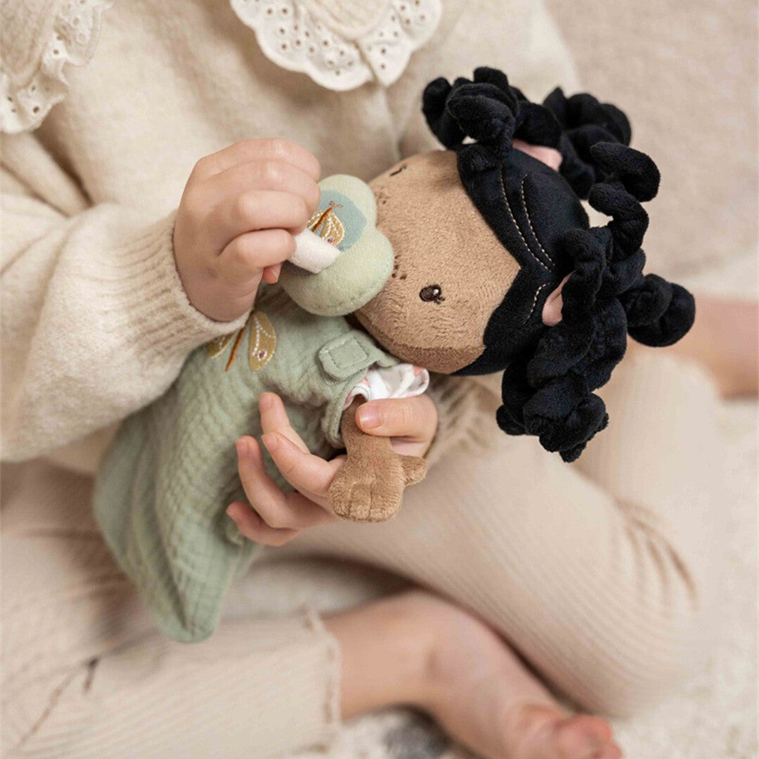 Little dutch lappenpop met reiswieg evi - 24 cm