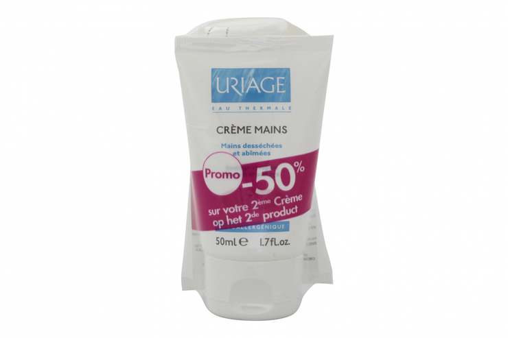 Crème mains desséchées et abîmées 2x50ml