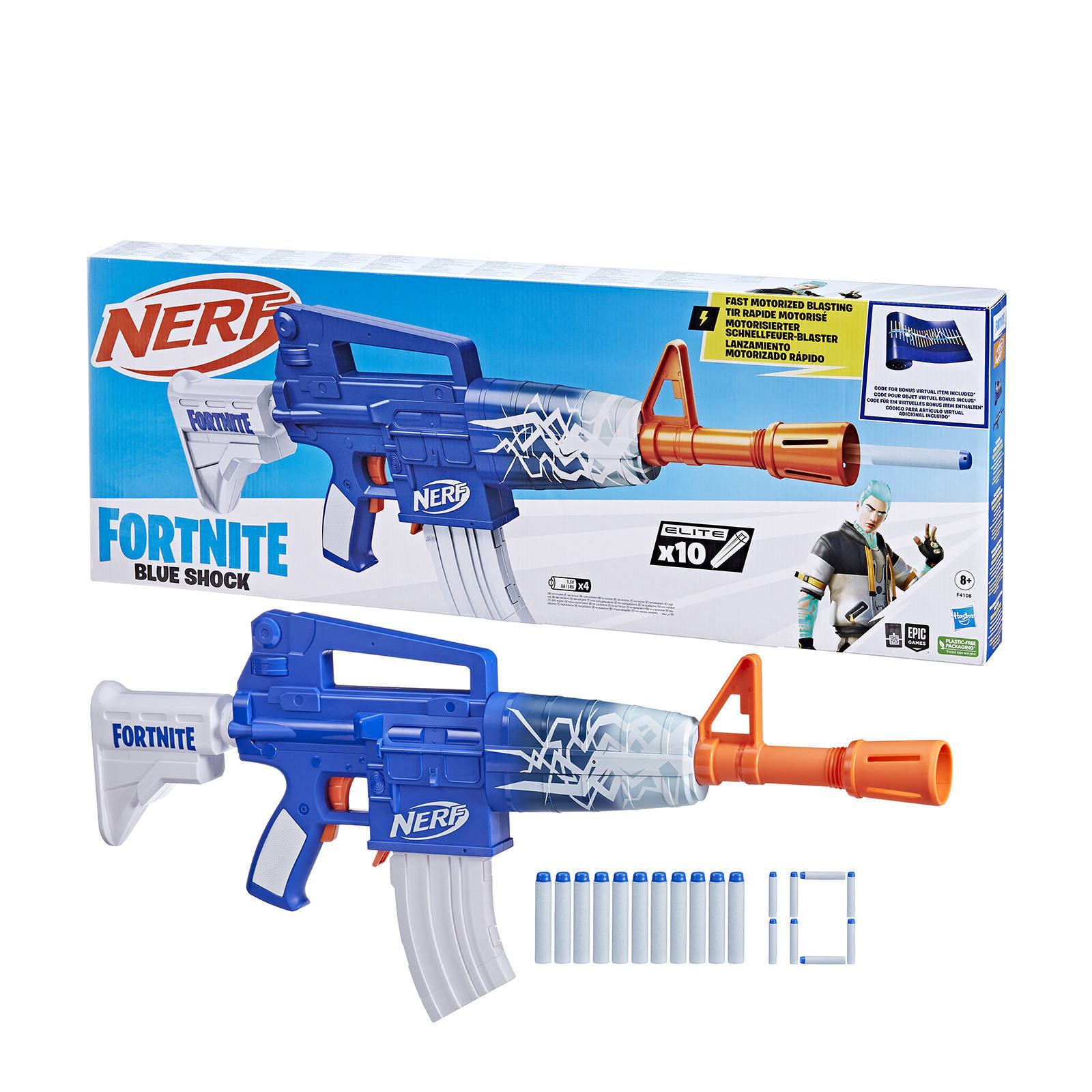 Nerf Fortnite Blue Shock