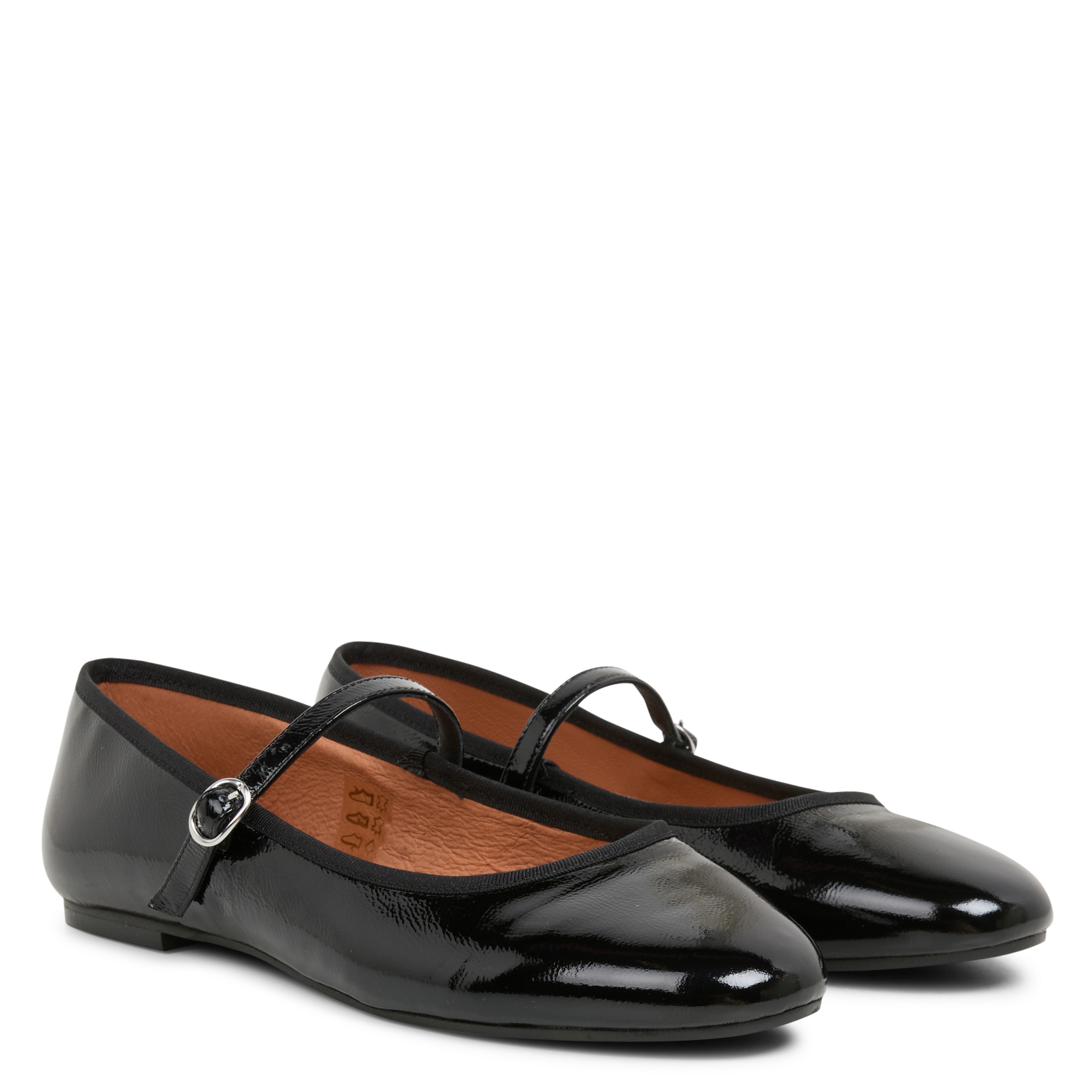 DOUCEUR - Ballerines en cuir | Noir