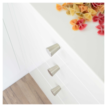 Knop Phoebe rvs 29mm