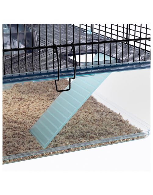 Ferplast Hamsterkooi Favola - Dierenverblijf - 60x36.5x30 cm Zwart
