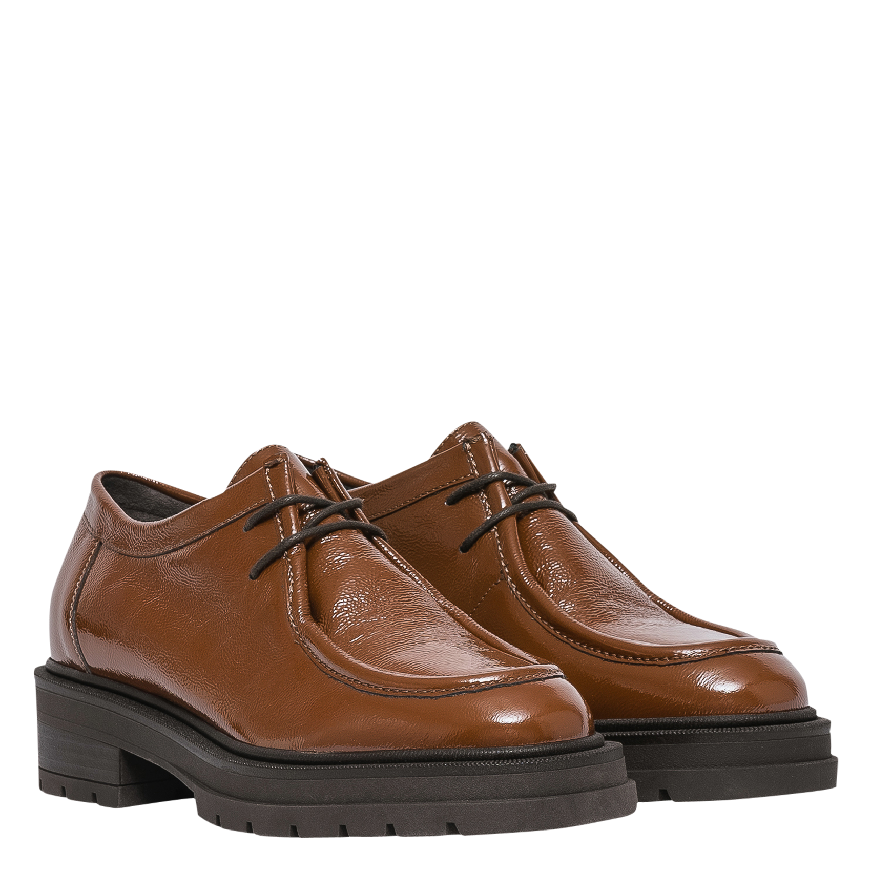 CELINE - Derbies en cuir | Marron