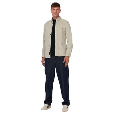Chemise à manches longues homme Onsnewterry Reg Cord ONLY AND SONS