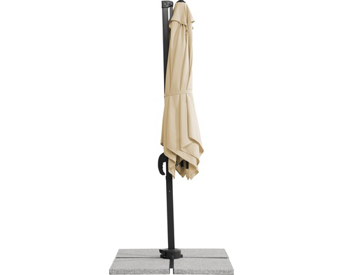Schneider Rhodos Junior parasol 230 x 230 cm naturel