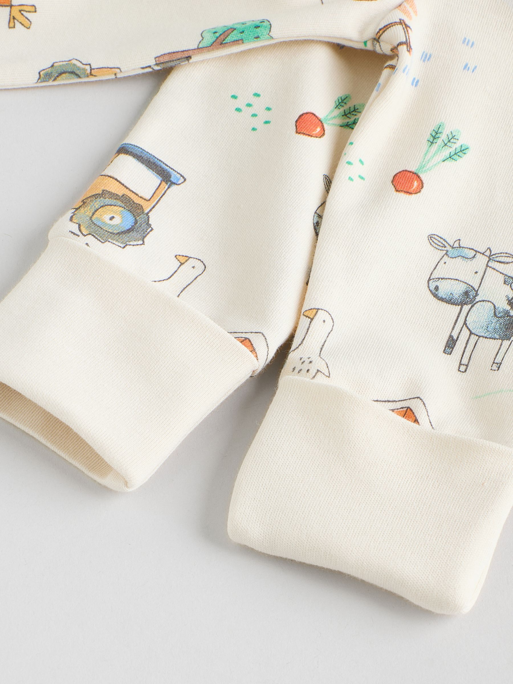 Blauw - Geborduurde babypyjama's 3 stuks (0-2jaar)