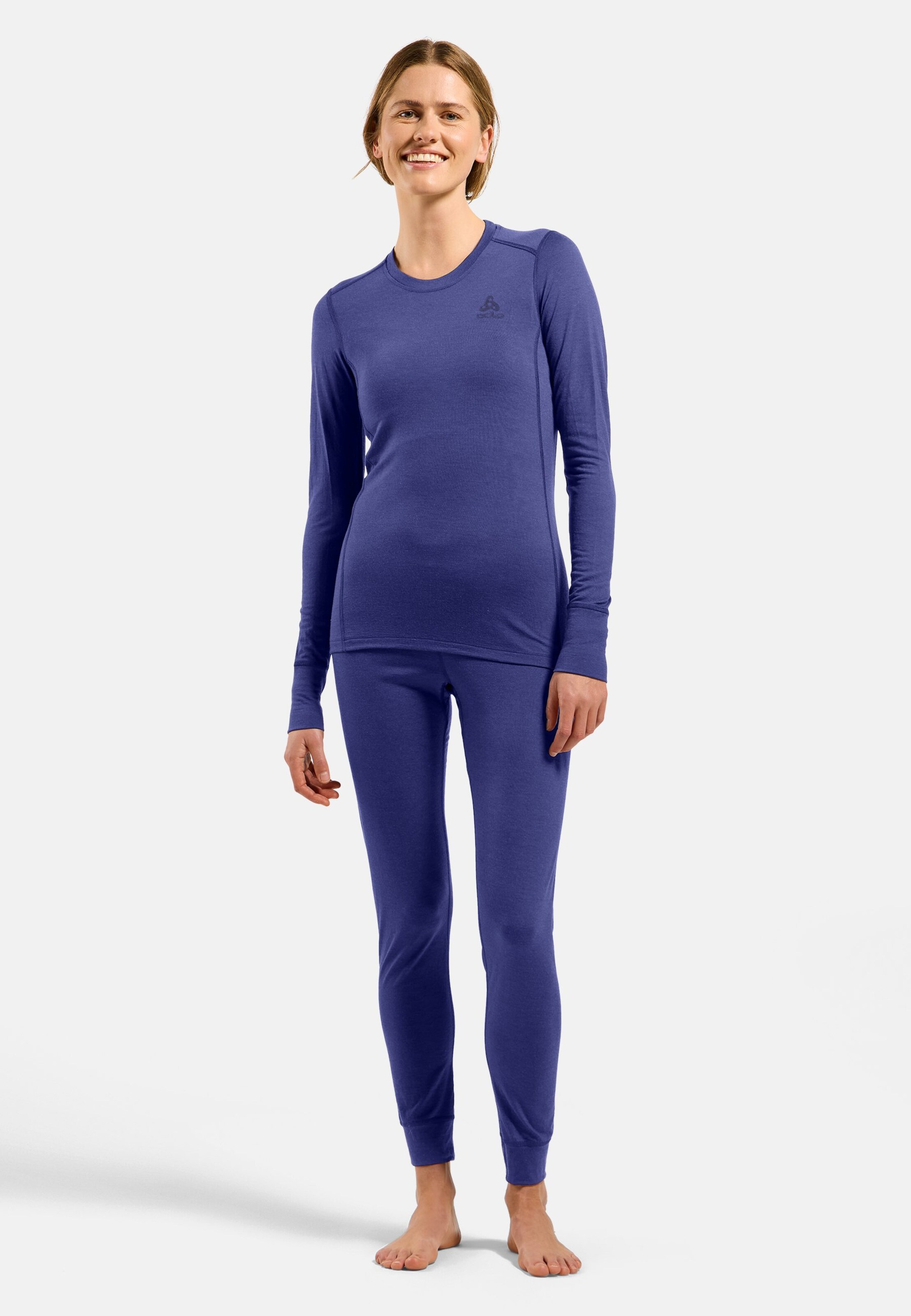 Natural Merino 200 Base Layer Langarmshirt in Skipper Blue
