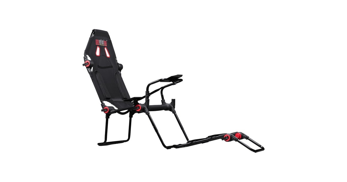 Next Level RacingF-GT Lite Foldable racing simulator  (Zwart/rood)