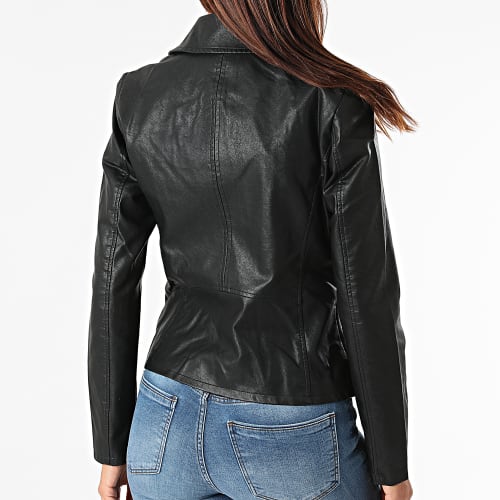 Veste Biker Femme Melisa Noir