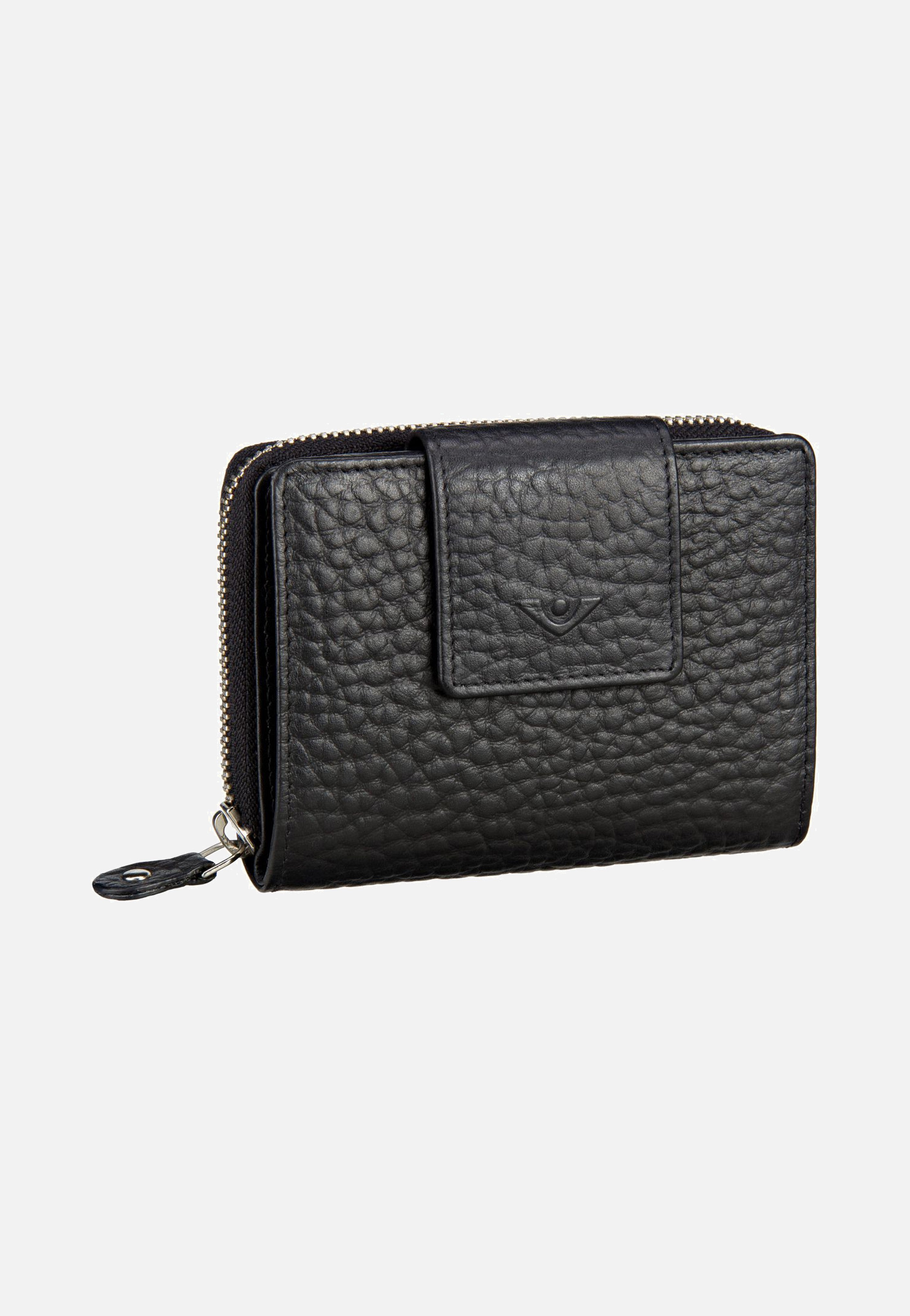 Hirsch 70216 Schwarz - Portemonnaie