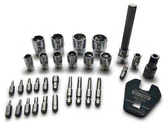 Jeu d'Embouts et de Douilles Pedro's Pro Bit and Socket Set (31 Pièces)