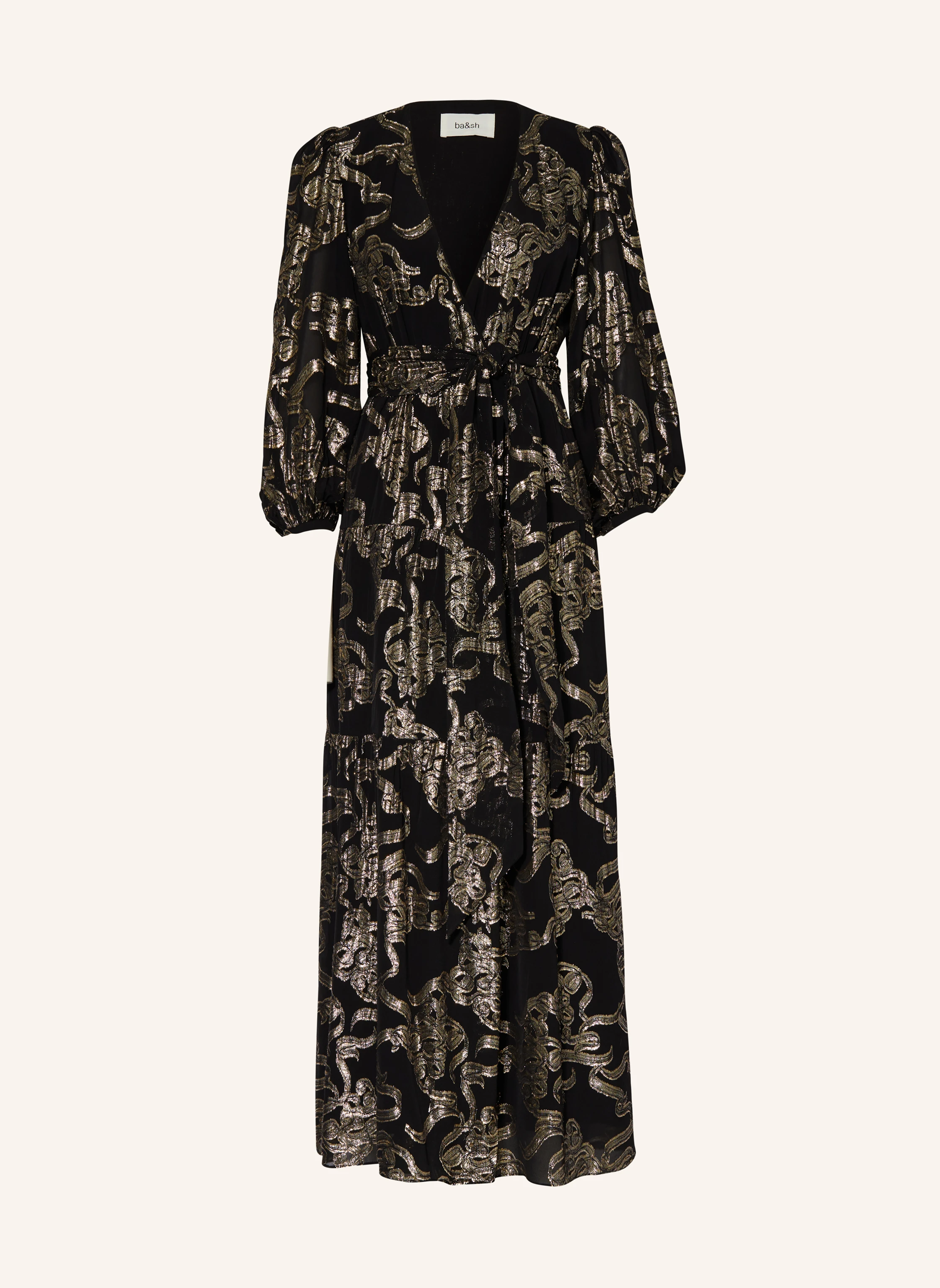 ba&sh Wickelkleid BADDIE mit Glitzergarn