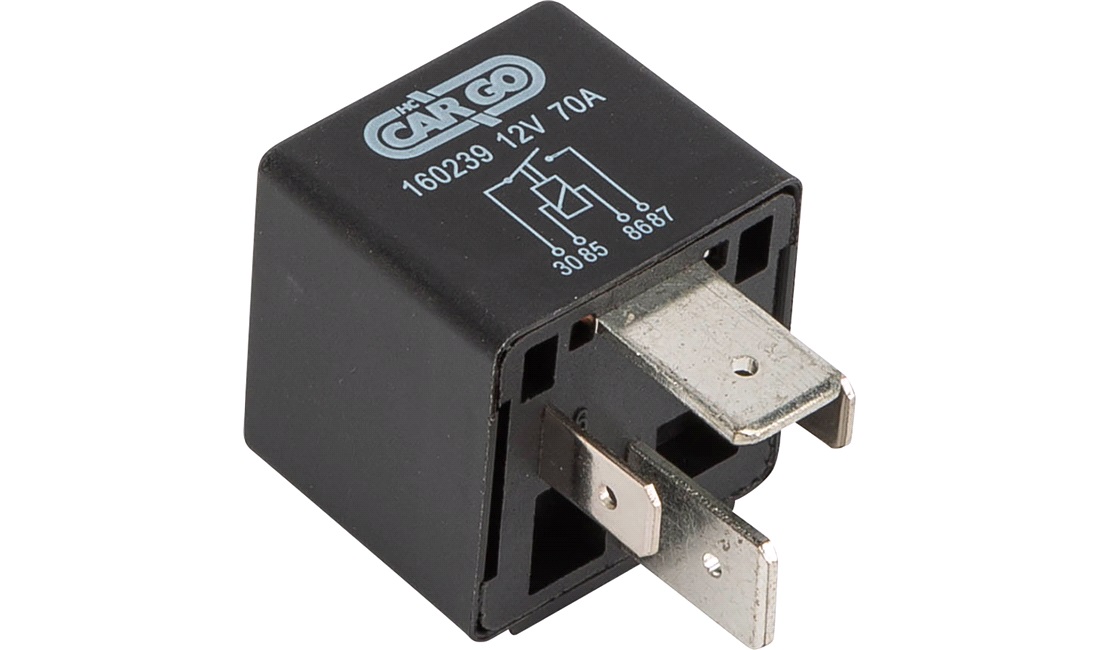 Arbejdsrelæ 12V 70amp