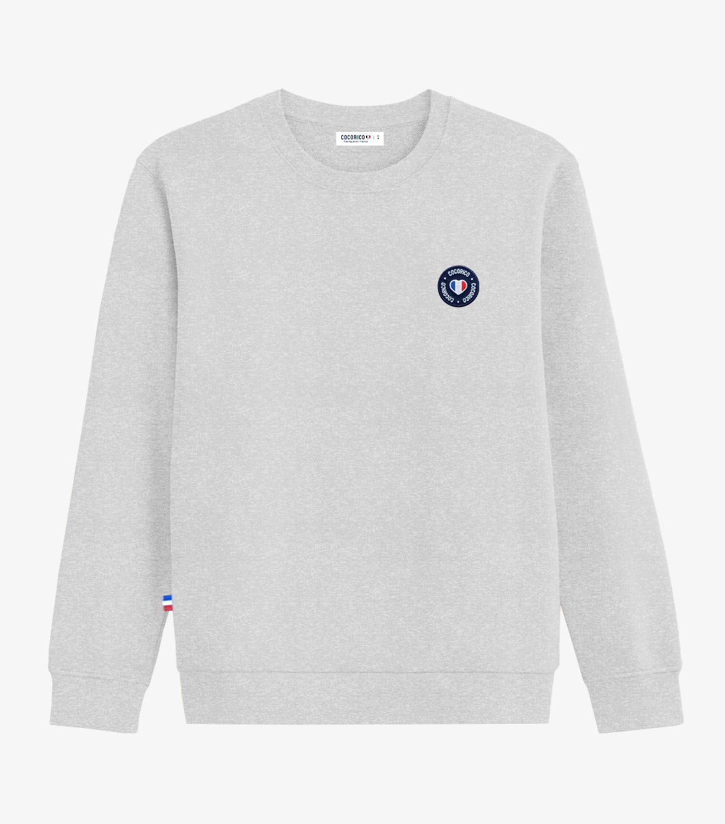Sweat Homme Gris - Blason