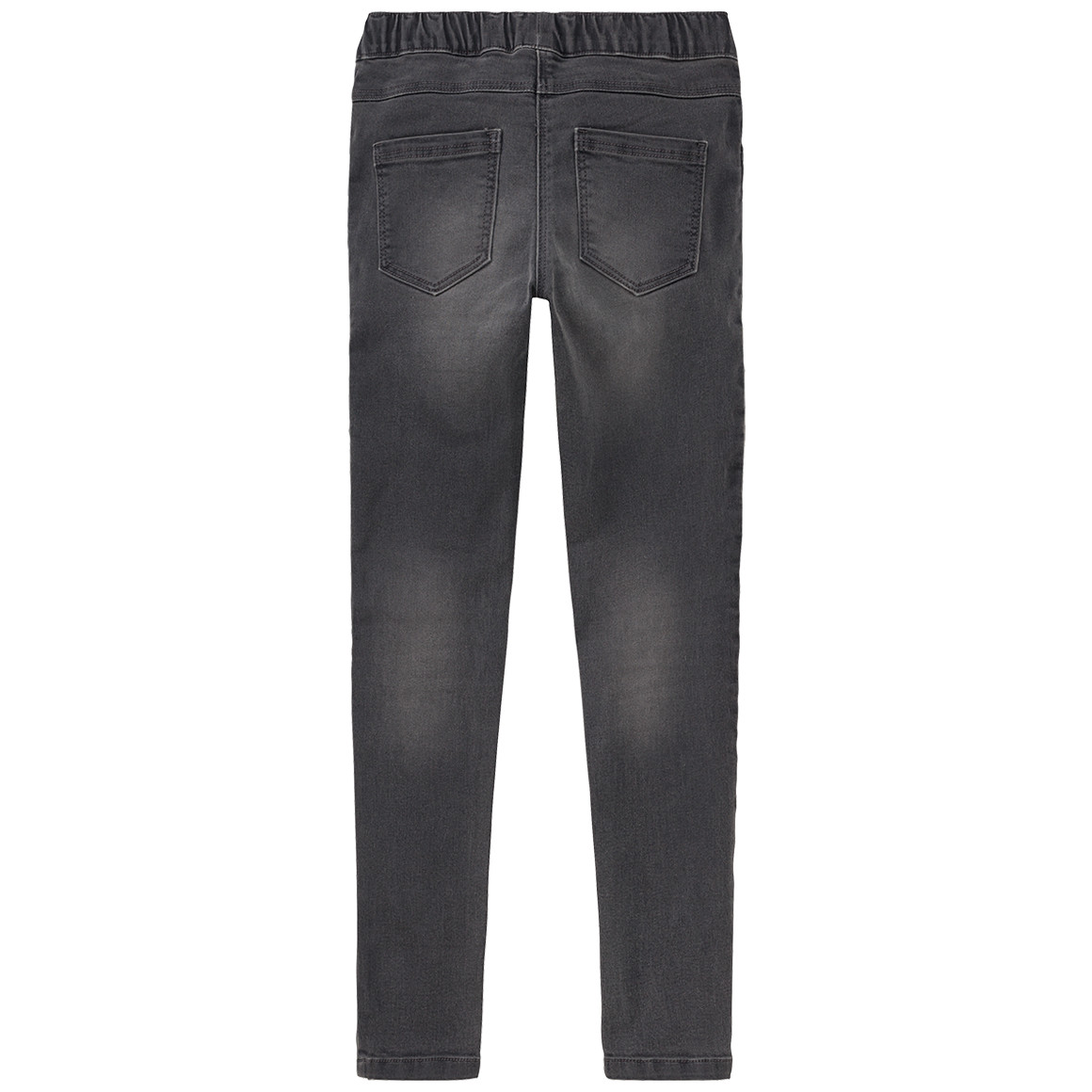 Famy Mädchen Jeggings mit Stretch-Bund dunkelgrau