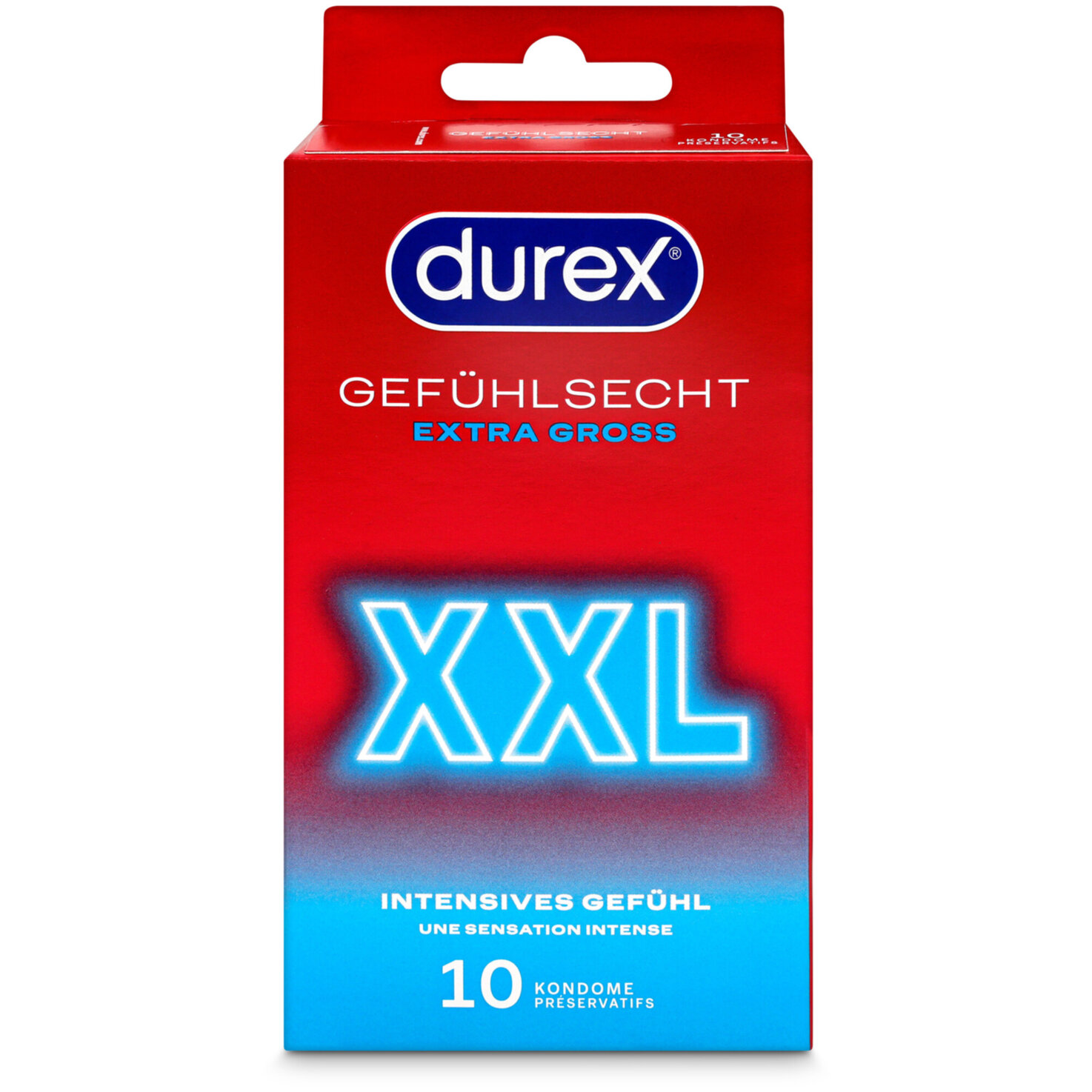 Durex Gefühlsecht XXL Kondome – 10 Stück