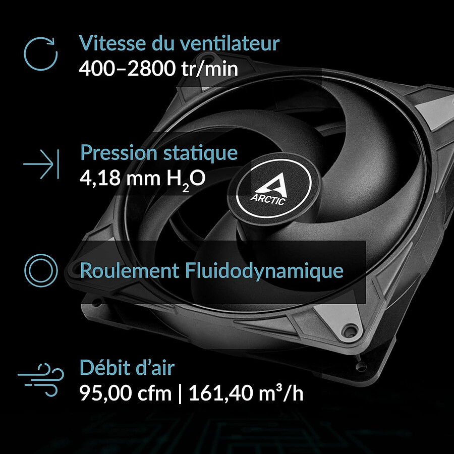 Arctic P14 Max - 5 Pack - Noir