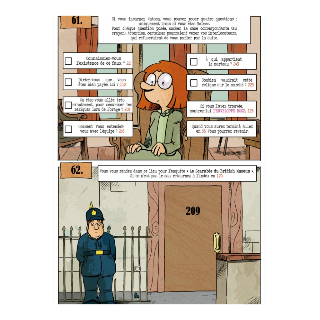 Sherlock Holmes - La BD dont vous êtes le héros : Quatre Enquêtes (Livre 2)