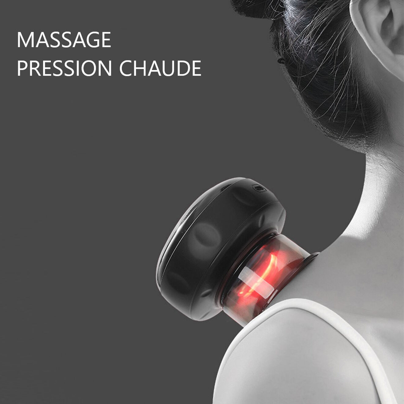 Onamaste Ventouse intelligente de massage noire