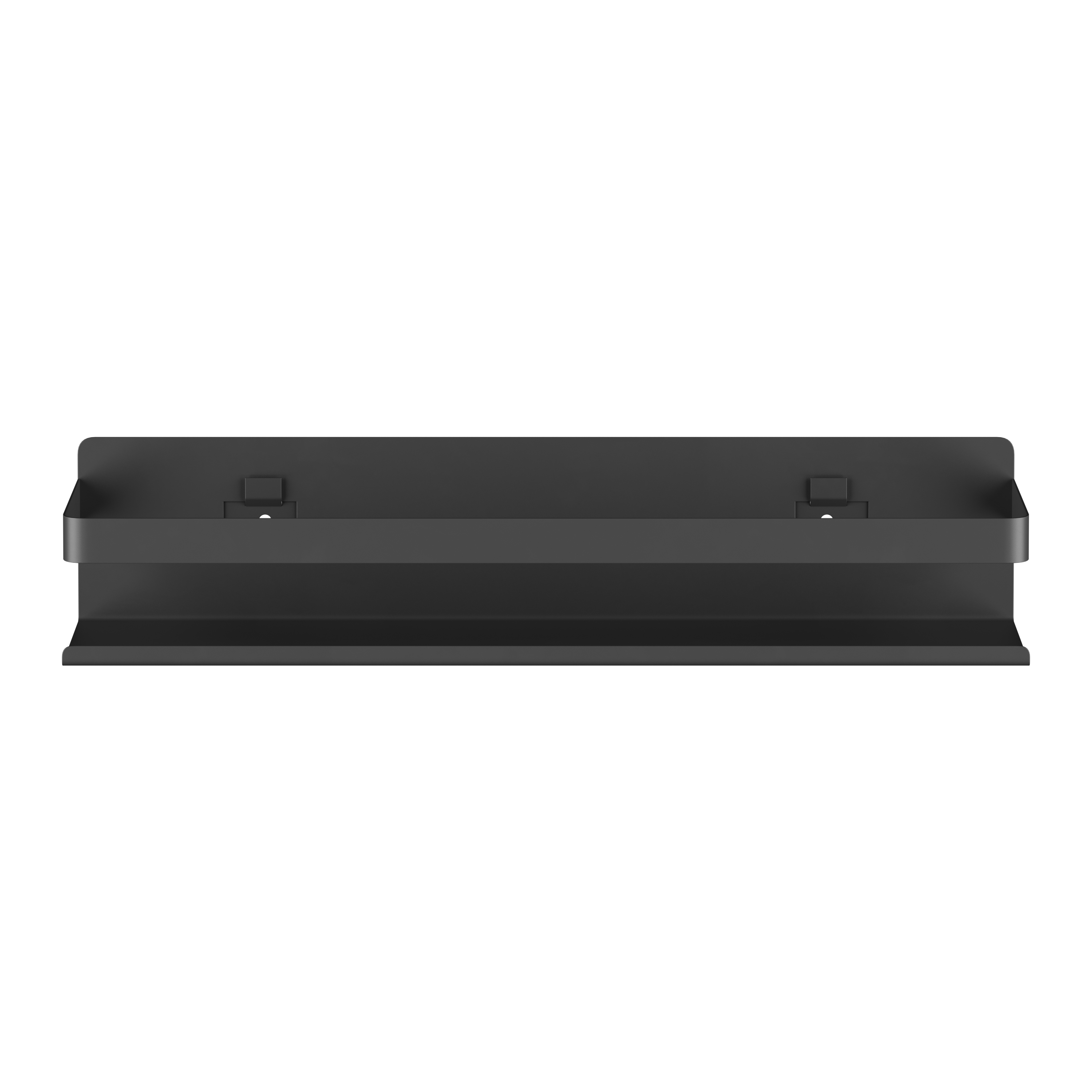 Gewürzregal Wandregal 40 cm schwarz